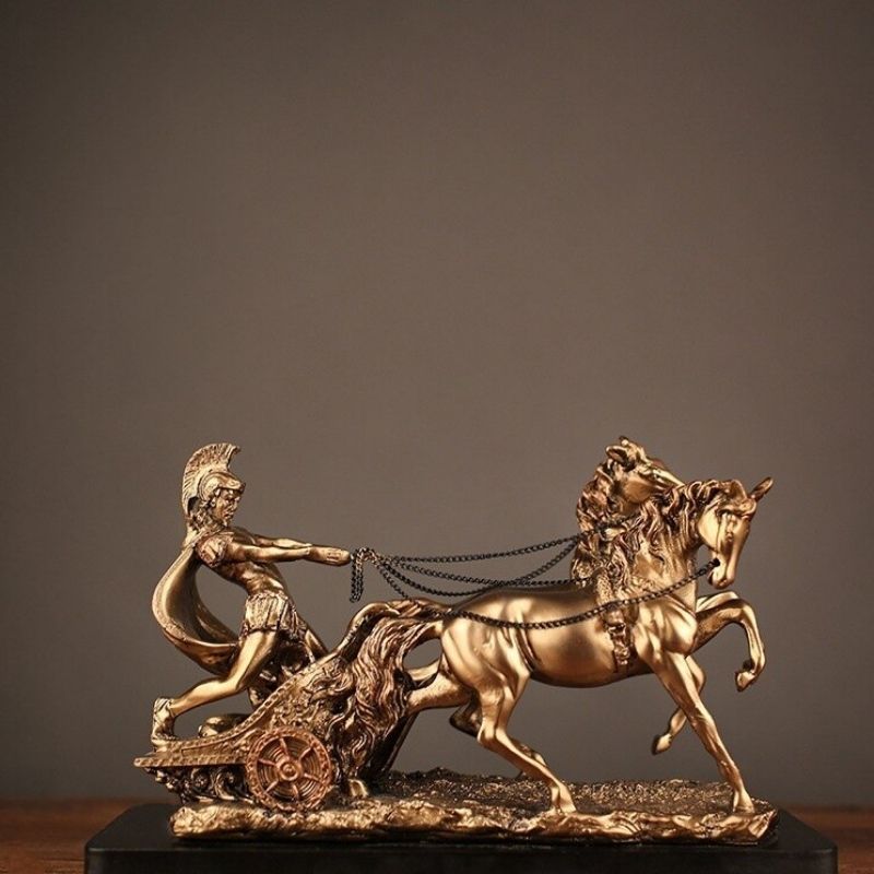 Père `S Papa Spéciale Cadeau Cheval Bronze Sculpture Fabriqué Par