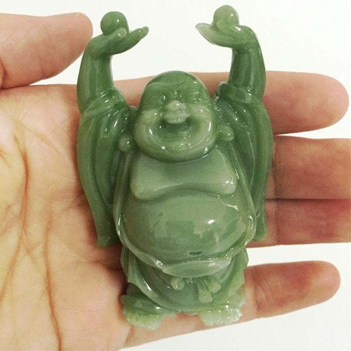 Statue De Bouddha En Résine Transparente - Figurine Zen Pour Décoration Et Bien-Être