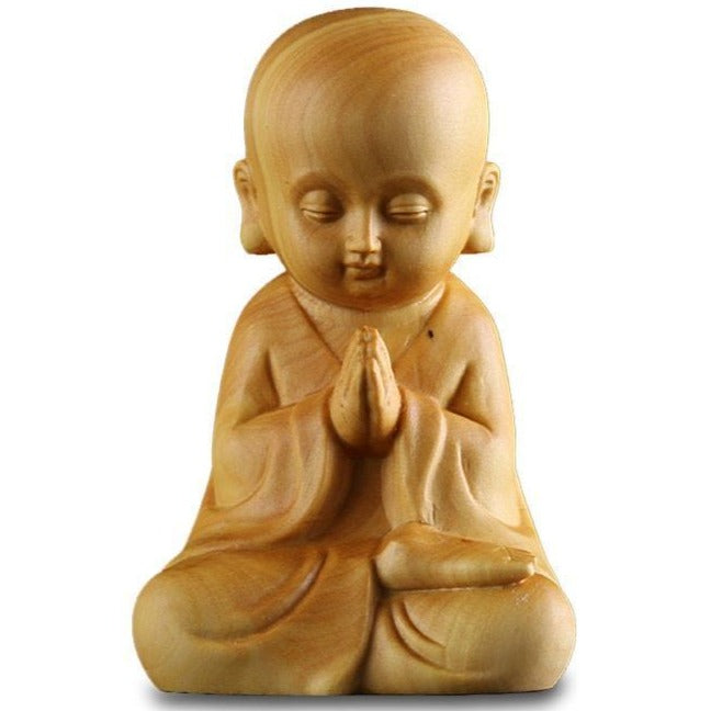 Bouddha enfant assis en résine (lot de 3)