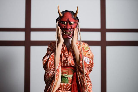 Hannya, la femme transformée en démon japonais