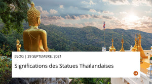 signification statue thailandaise
