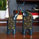 Statue Éléphant Trompe En L'air