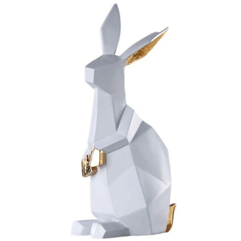 Lapin Origami Statue