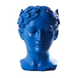 Statue Grecque Tête Bleue.