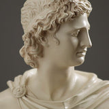 Tête statue homme grec