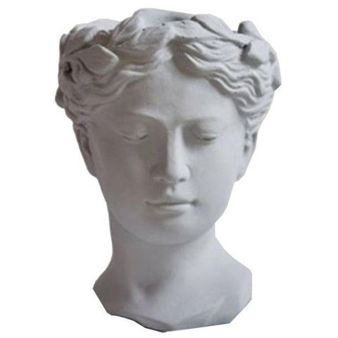 Statue Grecque Femme Gris