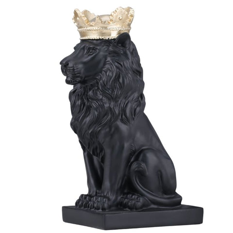 Statue Lion Noir
