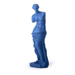 Statue Grecque Femme Bleue.