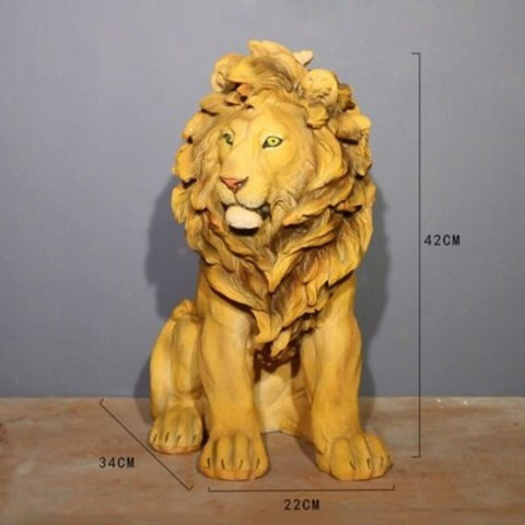 Grande statue de lion