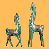 statue de chevaux élégants