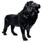 Grande statue lion noir