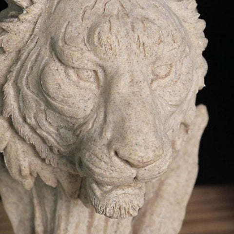 Statue lion résine