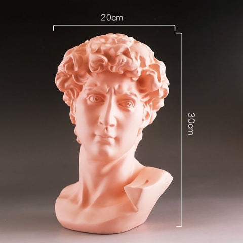 Taille tête homme rose