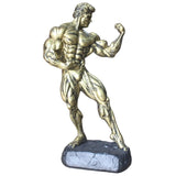 Statue Homme Bodybuilder bronze