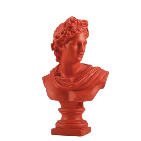Apollon Statue Grecque Rouge
