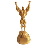 statue bodybuilder doré