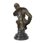 statue buste saxophoniste