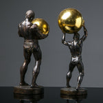 Duo statues grecques sport