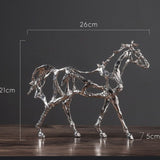 Taille cheval argent