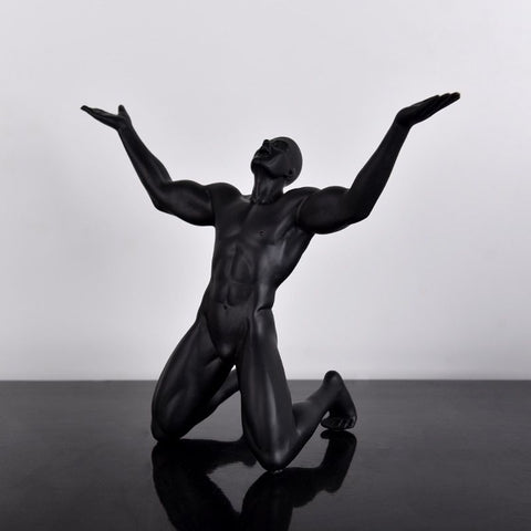 Statue homme noire