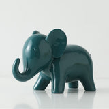 Statue éléphant bleue
