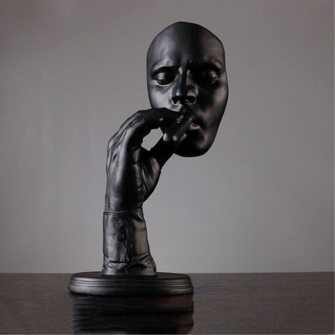 Statue homme cigare