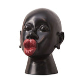 Statue Femme Africaine Bisou