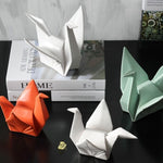 Statue origami cygne pas cher