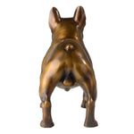 Statue chien bouledogue
