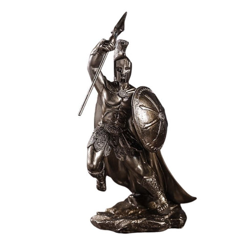 Statue Grecque Homme Soldat.
