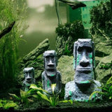 statue moaï acquarium