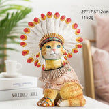 Statue de chat indien