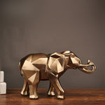 statue resine elephant sur table