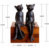 Taille statue chat