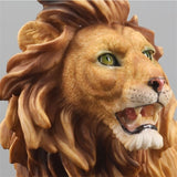 sculpture en forme de lion