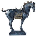 Statue Cheval De Troie Bleu