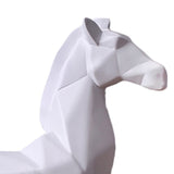 Statue Origami Cheval Majestueux