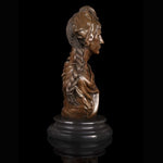 statue femme en bronze