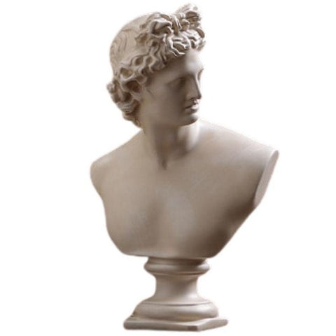 Buste Statue Grecque Masculine