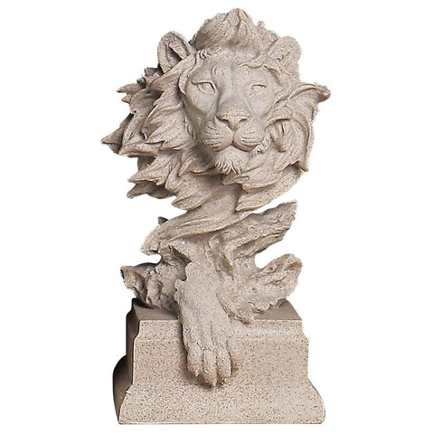 Statue Lion Effet Pierre