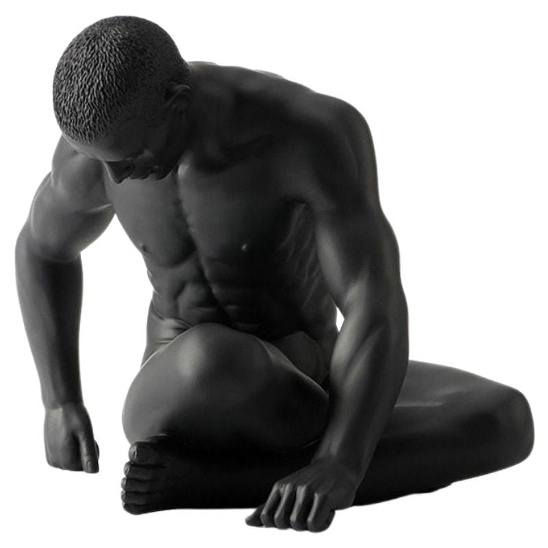 Statue en polyrésine homme ptit Louis blanc - 42 cm | Prince Décora Statue en polyrésine homme ptit Louis blanc - 42 cm | Prince Décora