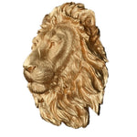 statue pour mur en forme de lion