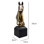 taille statue cheval cuivre