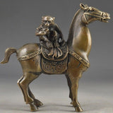 statue cheval bronze