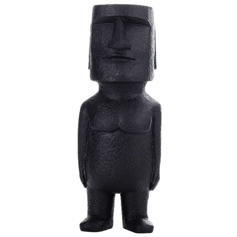 Statue Moaï Debout noir