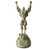 statue bodybuilder bronze