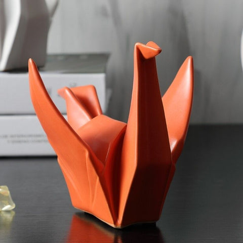 Statue origami cygne