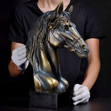 Statue tête cheval