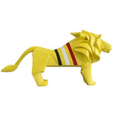statue lion jaune