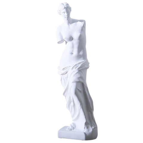 Statue Grecque Femme Blanc.